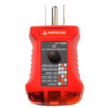 Amprobe ST-102B Receptacle Tester with GFCI