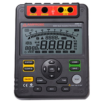 Amprobe AMB-50 Industrial High-Voltage Insulation Tester
