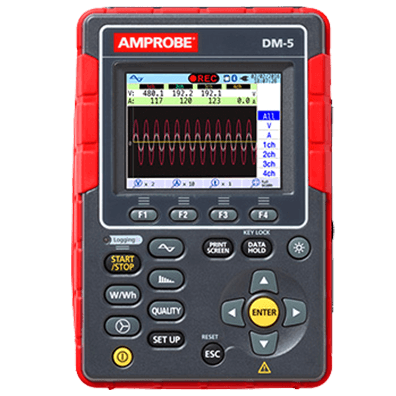 Amprobe DM-5 Power Quality Analyzer