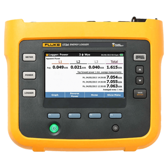 Fluke 1734 Three Phase Power Measurement Logger