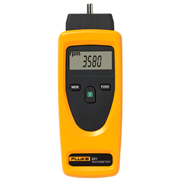 Fluke 931 Contact and Non-Contact Dual-Purpose Tachometers